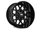 Hardrock Offroad Gunner Gloss Black 5-Lug Wheel; 20x9; 0mm Offset (94-01 RAM 1500)