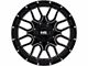 Hardrock Offroad H709 Commander Gloss Black Milled 8-Lug Wheel; 22x10; -25mm Offset (94-02 RAM 2500)