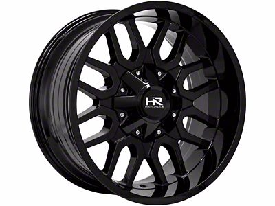 Hardrock Offroad Commander Gloss Black 6-Lug Wheel; 20x10; -19mm Offset (99-06 Sierra 1500)