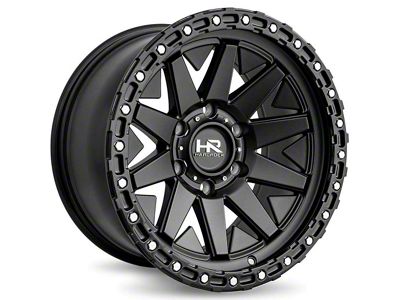 Hardrock Offroad H106 Matte Black 6-Lug Wheel; 17x9; -12mm Offset (99-06 Sierra 1500)