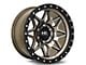 Hardrock Offroad H105 Matte Bronze 6-Lug Wheel; 17x9; 1mm Offset (99-06 Silverado 1500)