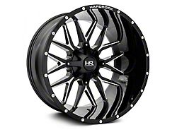 Hardrock Offroad Affliction Gloss Black Milled 6-Lug Wheel; 20x12; -44mm Offset (23-24 Canyon)