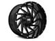 Hardrock Offroad Crusher Gloss Black Milled 6-Lug Wheel; 20x9; 0mm Offset (23-25 Canyon)