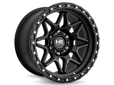 Hardrock Offroad H105 Matte Black 6-Lug Wheel; 17x9; -12mm Offset (23-25 Canyon)