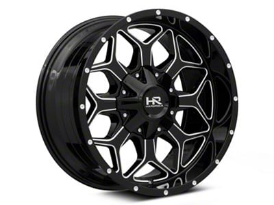 Hardrock Offroad Indestructible Gloss Black Milled 6-Lug Wheel; 20x10; -19mm Offset (23-25 Canyon)