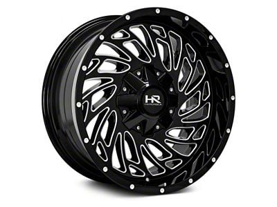 Hardrock Offroad Attack Gloss Black Milled 6-Lug Wheel; 20x12; -51mm Offset (23-25 Colorado)