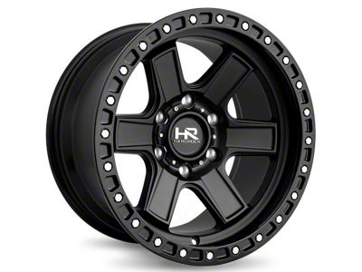 Hardrock Offroad H104 Matte Black 6-Lug Wheel; 17x9; -12mm Offset (23-24 Colorado)