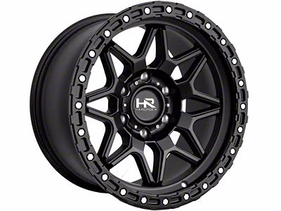 Hardrock Offroad H105 Matte Black 6-Lug Wheel; 17x9; 1mm Offset (23-25 Colorado)