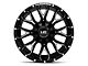 Hardrock Offroad Affliction Gloss Black Milled 5-Lug Wheel; 20x10; -19mm Offset (05-11 Dakota)