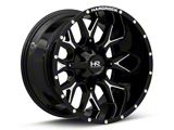 Hardrock Offroad Affliction Gloss Black Milled 5-Lug Wheel; 20x12; -44mm Offset (05-11 Dakota)