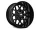 Hardrock Offroad Gunner Gloss Black 5-Lug Wheel; 20x9; 0mm Offset (05-11 Dakota)