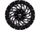 Hardrock Offroad Attack Gloss Black Milled 6-Lug Wheel; 20x10; -19mm Offset (21-25 F-150)