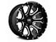 Hardrock Offroad BloodShot Xposed Gloss Black Milled 6-Lug Wheel; 20x12; -44mm Offset (21-25 F-150)