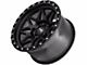 Hardrock Offroad H105 Matte Black 6-Lug Wheel; 17x9; -12mm Offset (21-24 F-150)