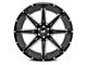 Hardrock Offroad Painkiller Xposed Gloss Black Milled 6-Lug Wheel; 20x9; 0mm Offset (21-24 F-150)