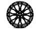 Hardrock Offroad Slammer Xposed Gloss Black Milled 6-Lug Wheel; 20x10; -19mm Offset (21-24 F-150)