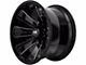 Hardrock Offroad Xplosive Xposed Gloss Black Milled 6-Lug Wheel; 20x10; -19mm Offset (21-24 F-150)