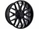 Hardrock Offroad Affliction Gloss Black 8-Lug Wheel; 20x9; 0mm Offset (11-16 F-250 Super Duty)