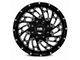 Hardrock Offroad Attack Gloss Black Milled 8-Lug Wheel; 20x12; -51mm Offset (11-16 F-350 Super Duty SRW)