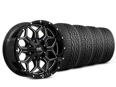 20x10 Hardrock Offroad Indestructible & 33in Atturo All-Terrain Trail Blade ATS Tire Package (19-25 RAM 1500)