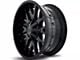 Hardrock Offroad Affliction Gloss Black 5-Lug Wheel; 20x10; -19mm Offset (09-18 RAM 1500)