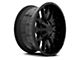 Hardrock Offroad Affliction Gloss Black 5-Lug Wheel; 20x12; -44mm Offset (02-08 RAM 1500, Excluding Mega Cab)