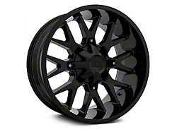 Hardrock Offroad Affliction Gloss Black 6-Lug Wheel; 22x10; -19mm Offset (19-24 RAM 1500)