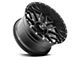 Hardrock Offroad Affliction Gloss Black Milled 8-Lug Wheel; 22x12; -44mm Offset (06-08 RAM 1500 Mega Cab)