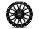 Hardrock Offroad Affliction Gloss Black Milled 5-Lug Wheel; 20x10; -19mm Offset (09-18 RAM 1500)
