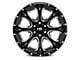 Hardrock Offroad Bloodshot Xposed Gloss Black 6-Lug Wheel; 24x14; -76mm Offset (19-24 RAM 1500)