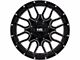 Hardrock Offroad Commander Gloss Black Milled 5-Lug Wheel; 20x10; -19mm Offset (09-18 RAM 1500)