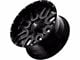 Hardrock Offroad Commander Gloss Black Milled 5-Lug Wheel; 20x10; -19mm Offset (09-18 RAM 1500)