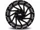 Hardrock Offroad Crusher Gloss Black Milled 5-Lug Wheel; 20x12; -44mm Offset (02-08 RAM 1500, Excluding Mega Cab)