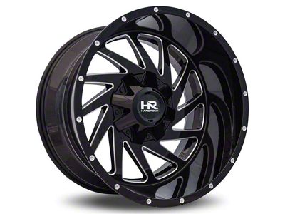 Hardrock Offroad Crusher Gloss Black Milled 6-Lug Wheel; 20x9; 0mm Offset (19-25 RAM 1500)