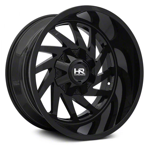 Hardrock Offroad RAM 1500 Crusher Gloss Black 5-Lug Wheel; 20x12; -44mm ...