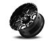 Hardrock Offroad Reckless Xposed Gloss Black Milled 6-Lug Wheel; 22x12; -51mm Offset (19-25 RAM 1500)