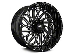 Hardrock Offroad BlackTop Xposed Gloss Black Milled 6-Lug Wheel; 20x12; -44mm Offset (19-23 Ranger)