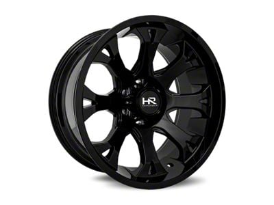 Hardrock Offroad BloodShot Xposed Gloss Black 6-Lug Wheel; 20x10; -19mm Offset (19-23 Ranger)