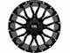 Hardrock Offroad H700 Affliction Gloss Black Milled 6-Lug Wheel; 20x9; 0mm Offset (19-23 Ranger)