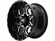 Hardrock Offroad Reckless Xposed Gloss Black Milled 6-Lug Wheel; 20x10; -19mm Offset (19-23 Ranger)