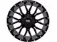 Hardrock Offroad H700 Affliction Gloss Black Milled 8-Lug Wheel; 20x10; -19mm Offset (07-10 Sierra 2500 HD)