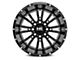 Hardrock Offroad Spine Xposed Gloss Black Milled 8-Lug Wheel; 20x10; -19mm Offset (07-10 Sierra 2500 HD)