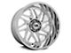 Hardrock Offroad Bones Xposed Chrome 8-Lug Wheel; 20x10; -19mm Offset (07-10 Silverado 2500 HD)