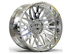 Hardrock Offroad H907 Polished 8-Lug Wheel; 22x12; -51mm Offset (07-10 Silverado 2500 HD)