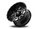 Hardrock Offroad Reckless Xposed Gloss Black Milled 6-Lug Wheel; 22x12; -51mm Offset (21-24 Yukon)