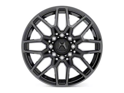 Hartes Metal Crossbow Gloss Black Machined with Satin Dark Tint 8-Lug Wheel; 20x10; -18mm Offset (01-06 Sierra 2500 HD)