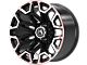 Hartes Metal Blaze Gloss Black Machined with Red Tint 8-Lug Wheel; 20x12; -44mm Offset (03-09 RAM 3500 SRW)