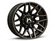 Hartes Metal Crossbow Gloss Black Machined with Satin Dark Tint 6-Lug Wheel; 20x9; 0mm Offset (07-14 Yukon)