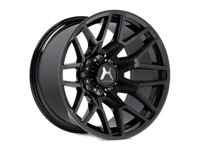 Hartes Metal Crossbow Satin Black 6-Lug Wheel; 20x9; 15mm Offset (07-14 Yukon)