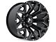 Hartes Metal Hawkish Gloss Black Milled 6-Lug Wheel; 22x12; -44mm Offset (07-14 Yukon)